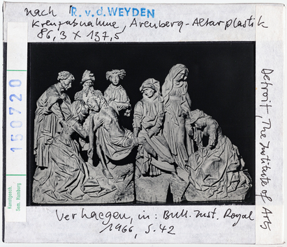 Vorschaubild Rogier van der Weyden (nach): Kreuzabnahme. Arenberg, Altarplastik 